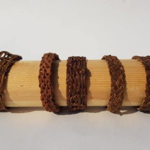 1 of a kind Genuine leather bracelet natural dye