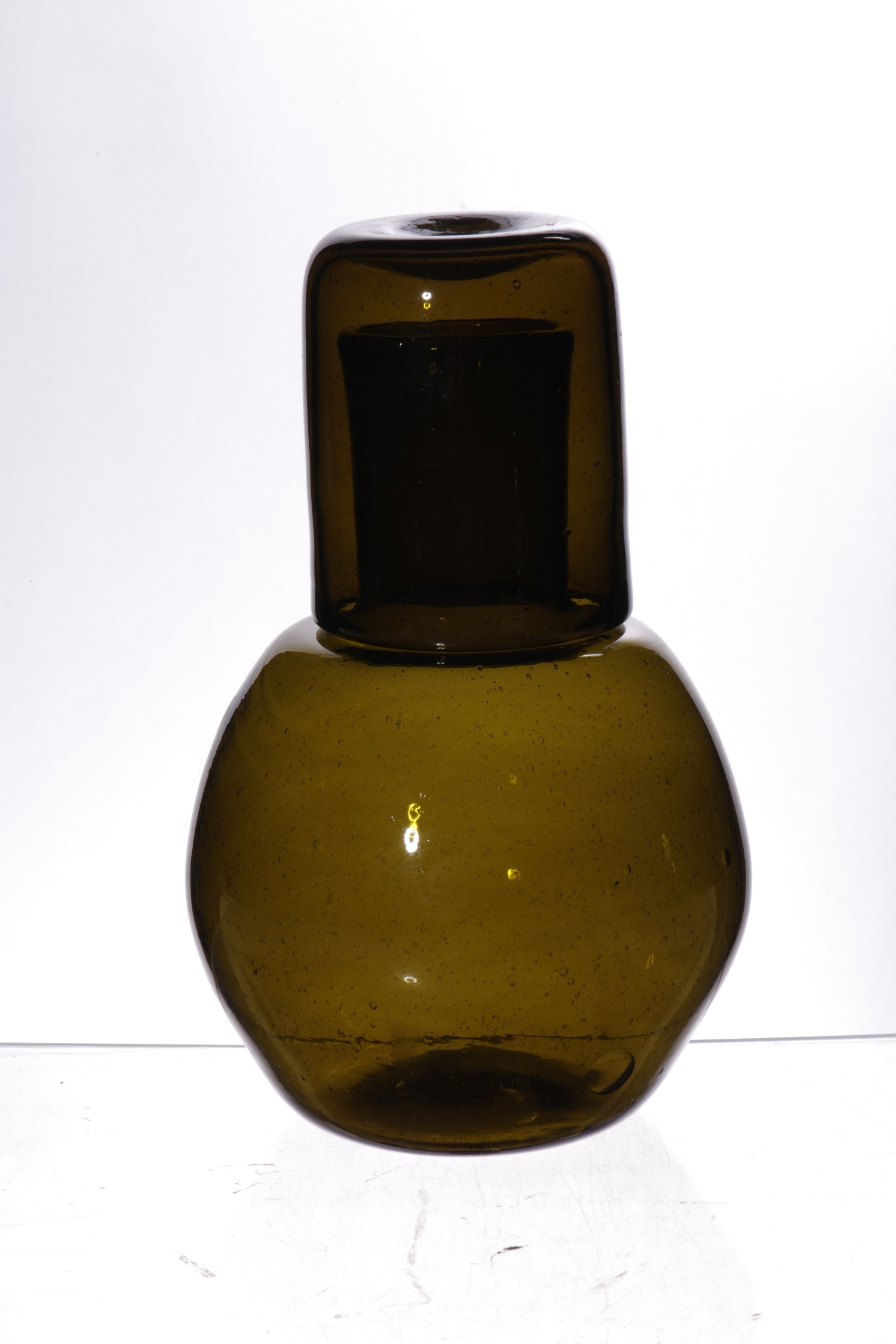 Recycled Glass Traditional Carafe (with glass) - Image 3