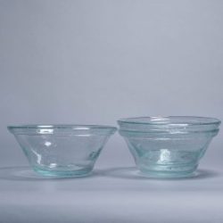 Authentic Lotus Recycled Glass Bowls - Set of 3