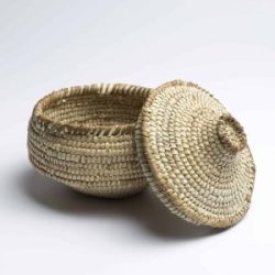 Small Doum Wicker Box 0249