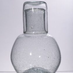 Recycled Glass Traditional Carafe (with glass)