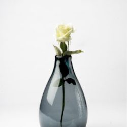 Recycled Glass Tear Drop Vase